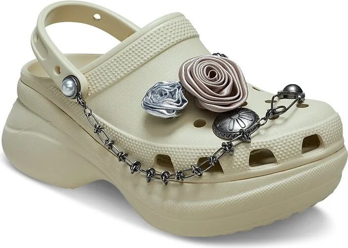 Crocs Women's Bae Metallic Rose Clogs