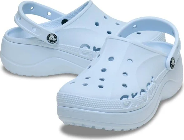 Crocs Women's Baya Clogs Platform Shoes, Black, W10 - Image 3