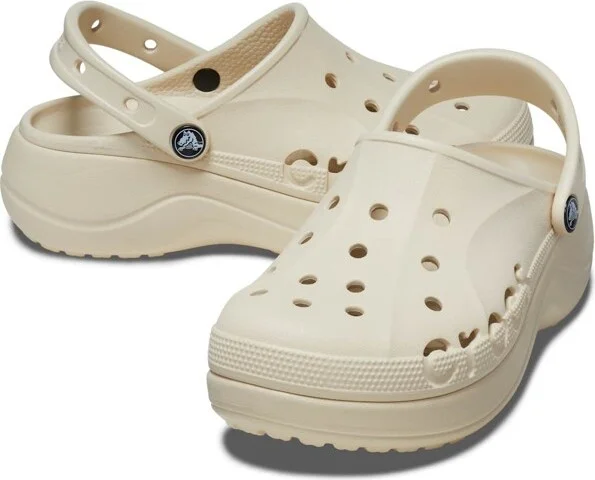 Crocs Women's Baya Clogs Platform Shoes, Black, W10 - Image 4