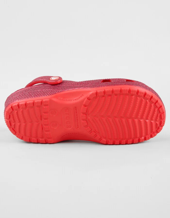 CROCS Womens Classic Glitter Clogs - Image 3