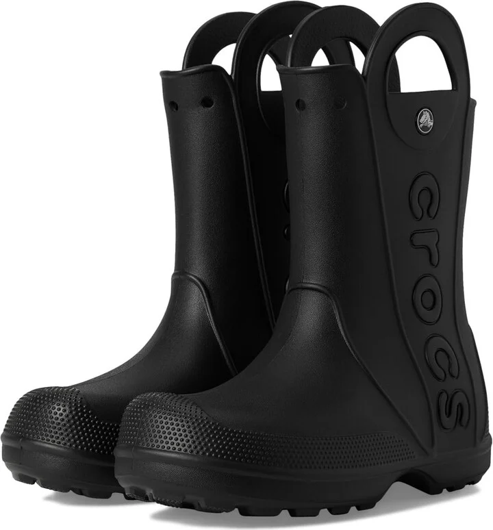 Crocs Womens Handle It Rain Boots Black 9 M