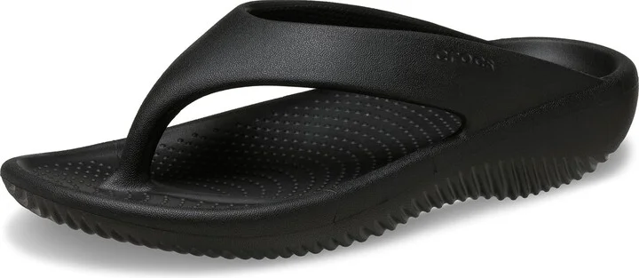 Crocs Womens Mellow Recovery Flip Flop Black 8 M