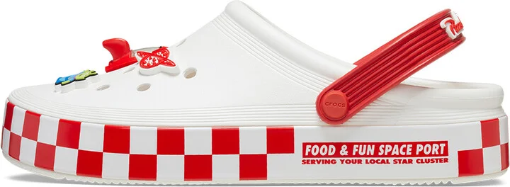 CROCS x Disney Pixar Toy Story Pizza Planet Off Court Clogs - Image 4