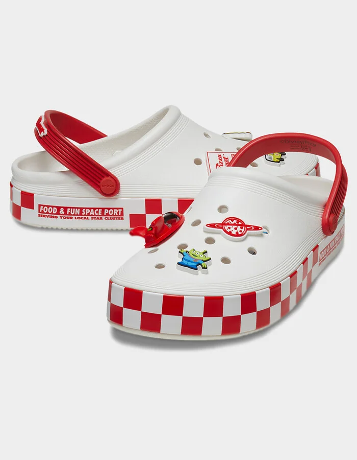 CROCS x Disney Pixar Toy Story Pizza Planet Off Court Clogs