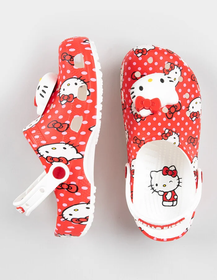CROCS x Hello Kitty Womens Classic Clogs - Image 5