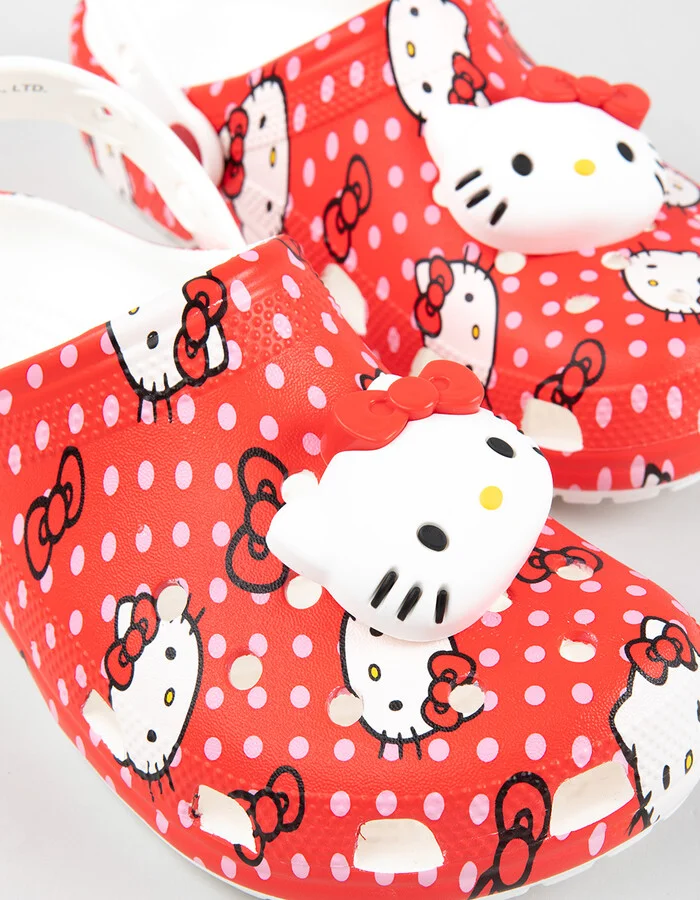 CROCS x Hello Kitty Womens Classic Clogs - Image 6