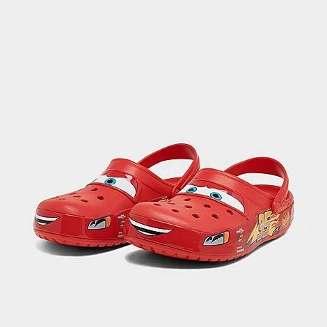 Crocs x Pixar Cars Lightning McQueen Classic Clog Shoes - Image 2