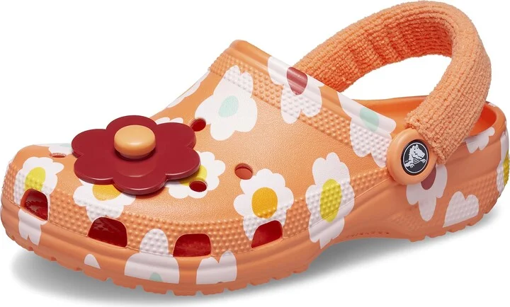 Crocs Zen Garden Sensory Classic Terry Cloth Clog Persimmon/Multi Men's 13