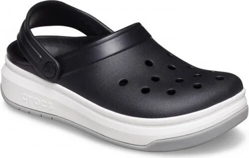Crocsband Full Force 206122-066 Clog Men's 9 Black Platform Shoes ERK1501