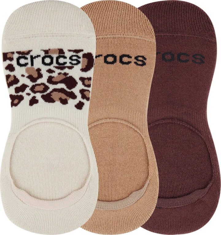 CrocsSocks Cheetah Hidden Liner 3PK - Image 3