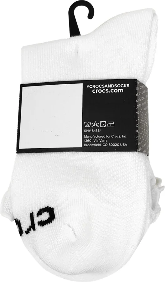 CrocsSocks Ruffle Ankle 3 PK - Image 4