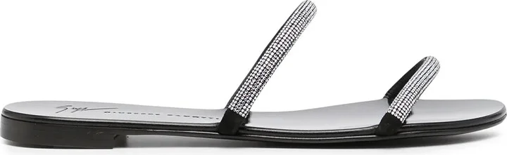 Croisette crystal-embellished sandals