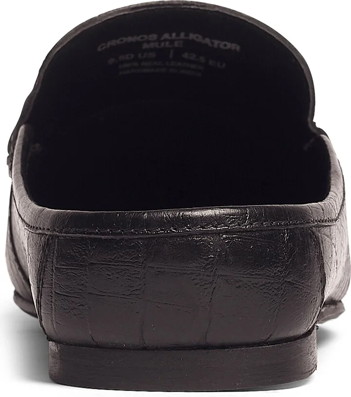 Cronos Alli Croc Embossed Mule - Image 2