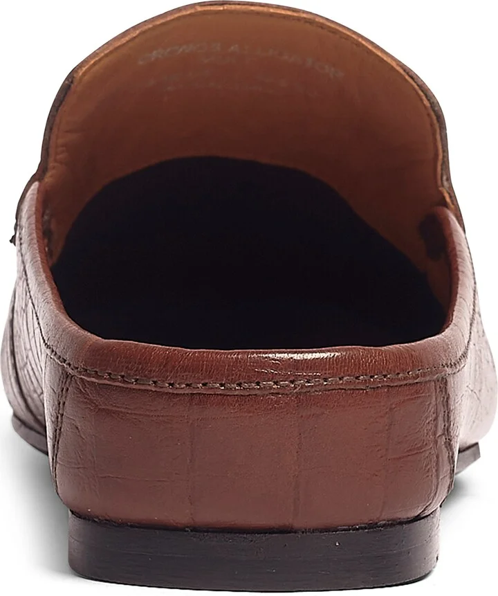 Cronos Alli Croc Embossed Mule - Image 7