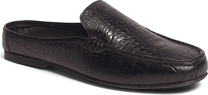 Cronos Alli Croc Embossed Mule