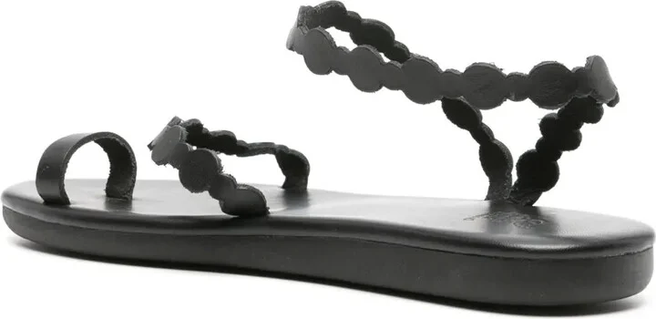 Cronos flat leather sandals - Image 3