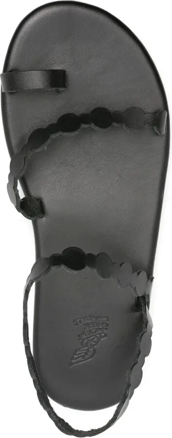 Cronos flat leather sandals - Image 4