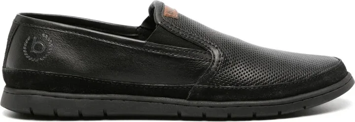 Crooner perforated leather loafers
