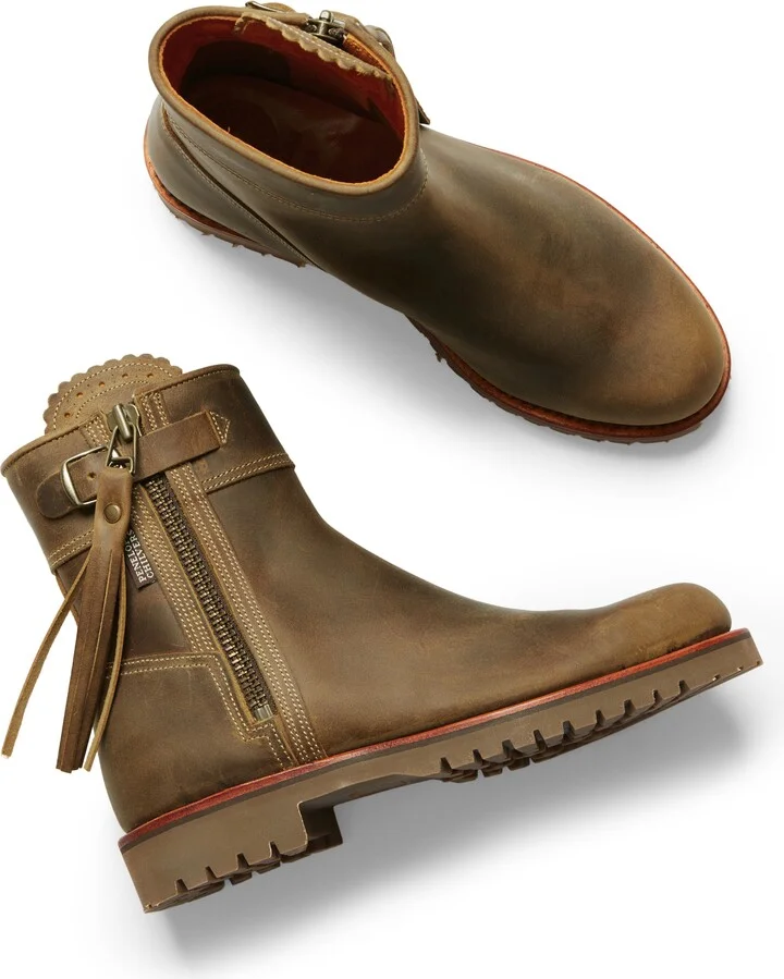Crop Tassel Leather Boot - Image 2