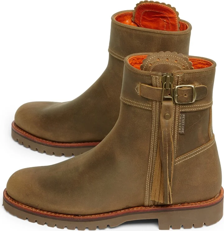 Crop Tassel Leather Boot - Image 4