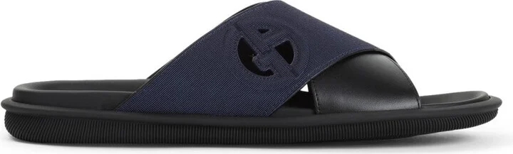 Cross Black Bovine Leather Sandals