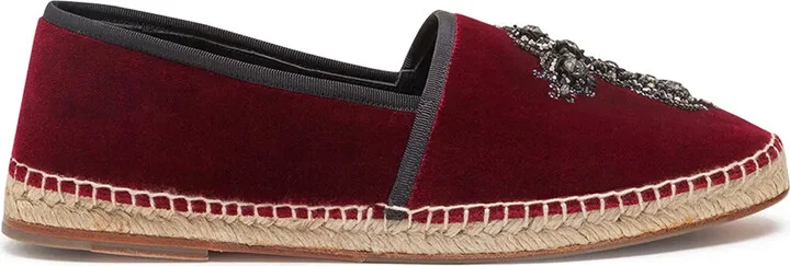 Cross Embellished Espadrilles