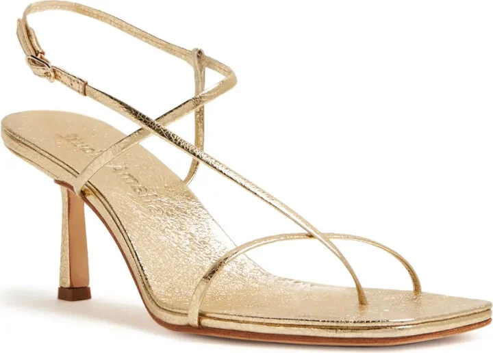 Cross Front 70mm laminated-leather sandals - Image 2