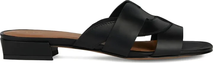 Cross-Over Leather Sandals