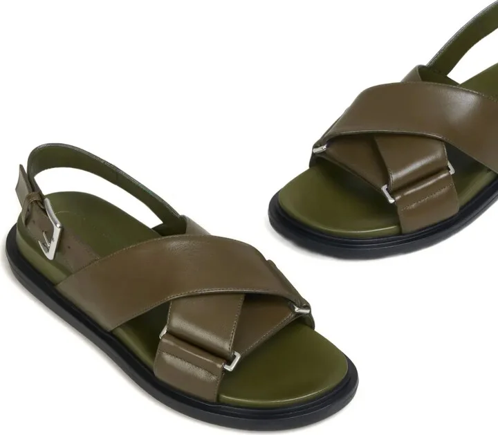 Cross-Strap Flat Sandals - Image 4
