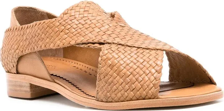 Cross-Strap Flat Sandals - Image 2