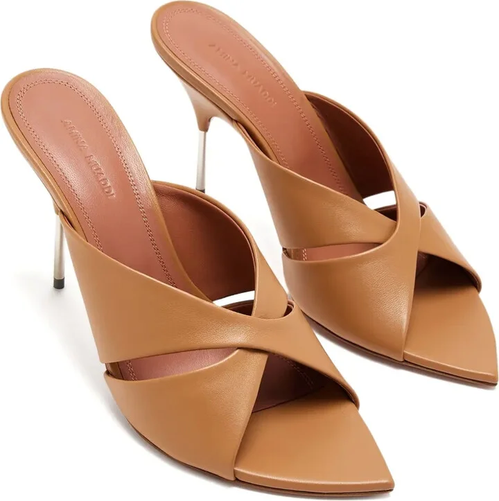 Cross-Strap Heeled Sandals - Image 2