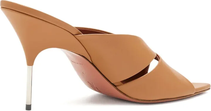 Cross-Strap Heeled Sandals - Image 3