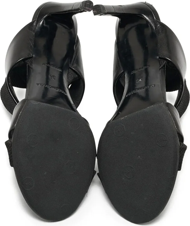 Cross-Strap Heeled Sandals - Image 5