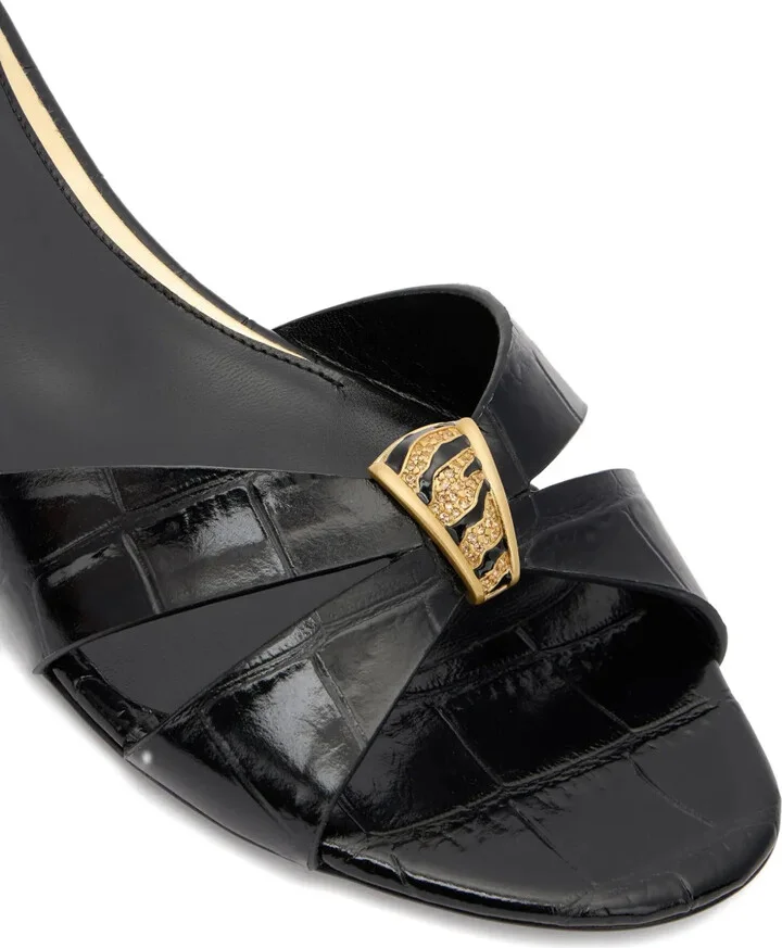 Cross-Strap Jewel-Embellished Flat Sandals - Image 5