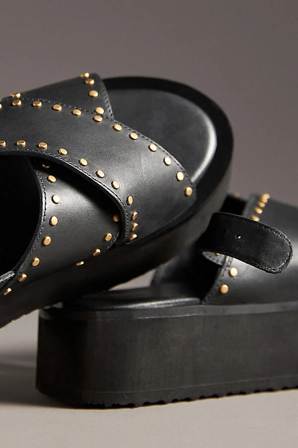 Cross-Strap Platform Sandals - Image 3