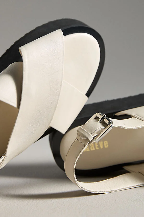 Cross-Strap Platform Sandals - Image 3