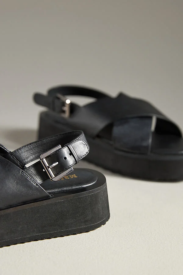 Cross-Strap Platform Sandals - Image 3
