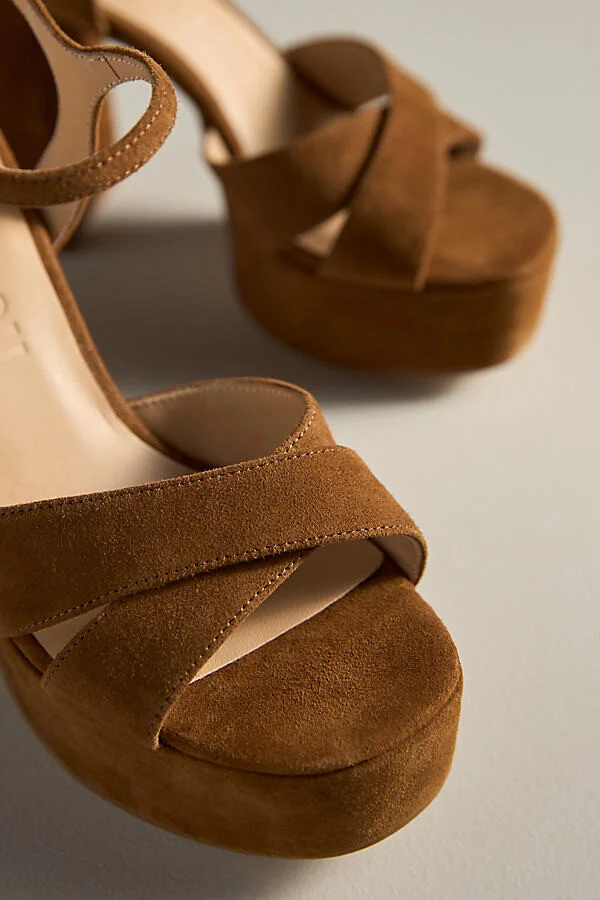 Cross-Strap Platform Sandals - Image 4