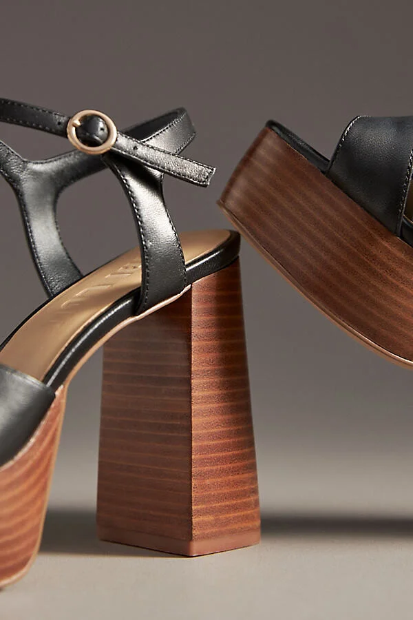 Cross-Strap Platform Sandals - Image 3