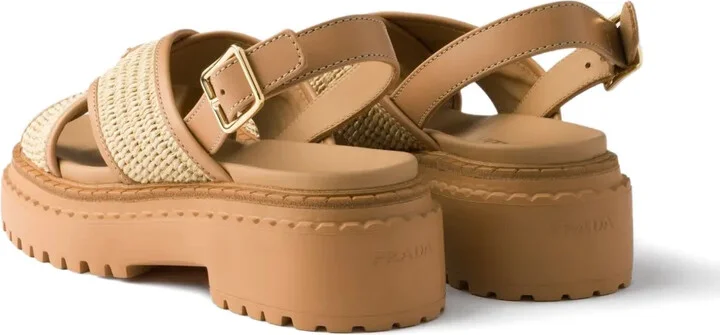Cross-Strap Platform Sandals - Image 3