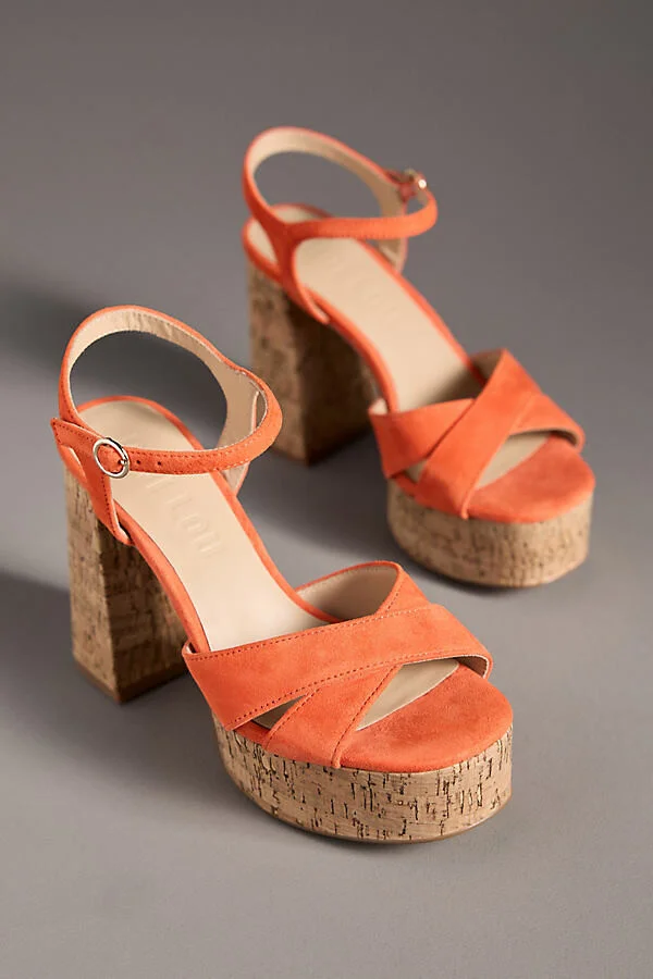 Cross-Strap Platform Sandals - Image 2