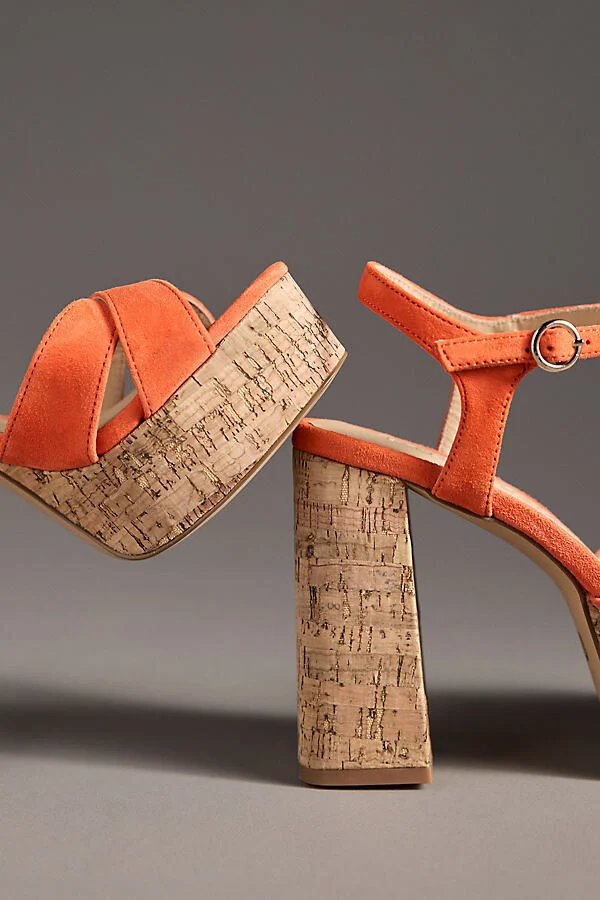 Cross-Strap Platform Sandals - Image 3