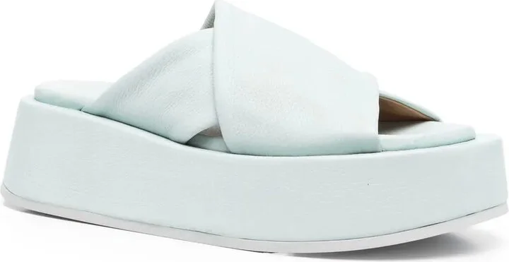 Cross-Strap Platform Sandals - Image 2
