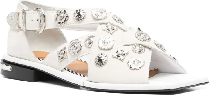 Cross-Strap Sandals - Image 2