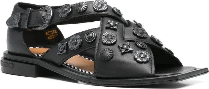 Cross-Strap Sandals - Image 2