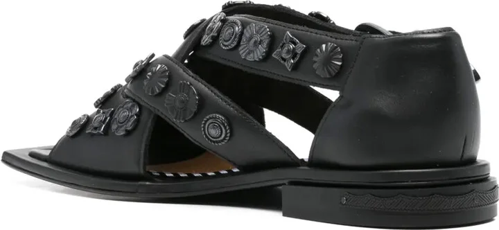 Cross-Strap Sandals - Image 3