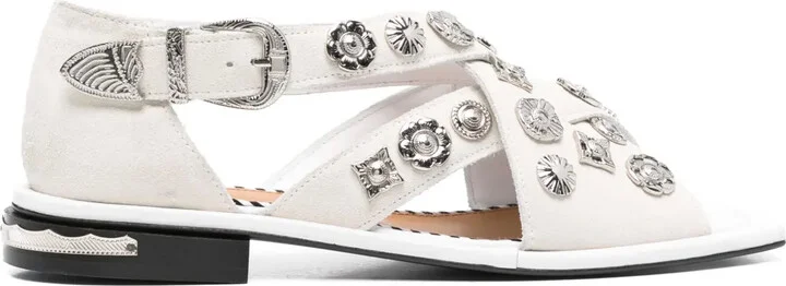 Cross-Strap Sandals