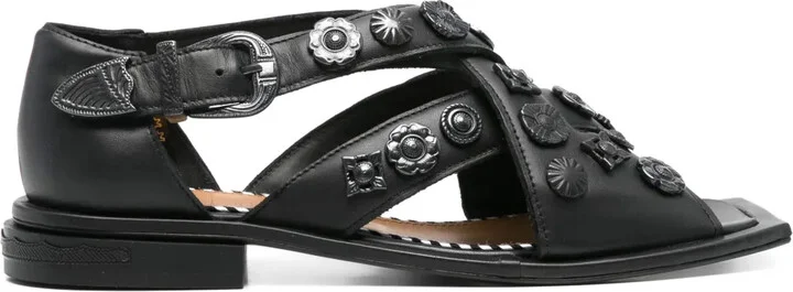 Cross-Strap Sandals