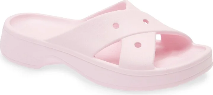 Cross Strap Slide Sandal