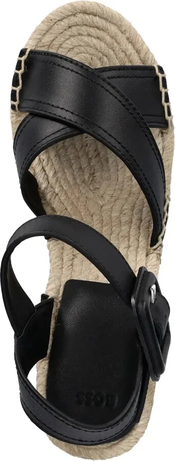 Cross-Strap Wedge Espadrilles - Image 3